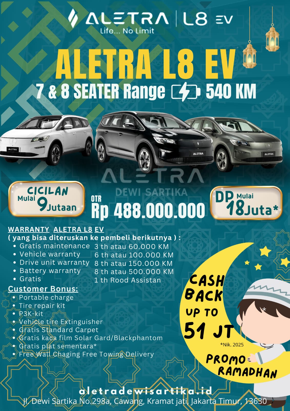 Promo Spesial Aletra L8